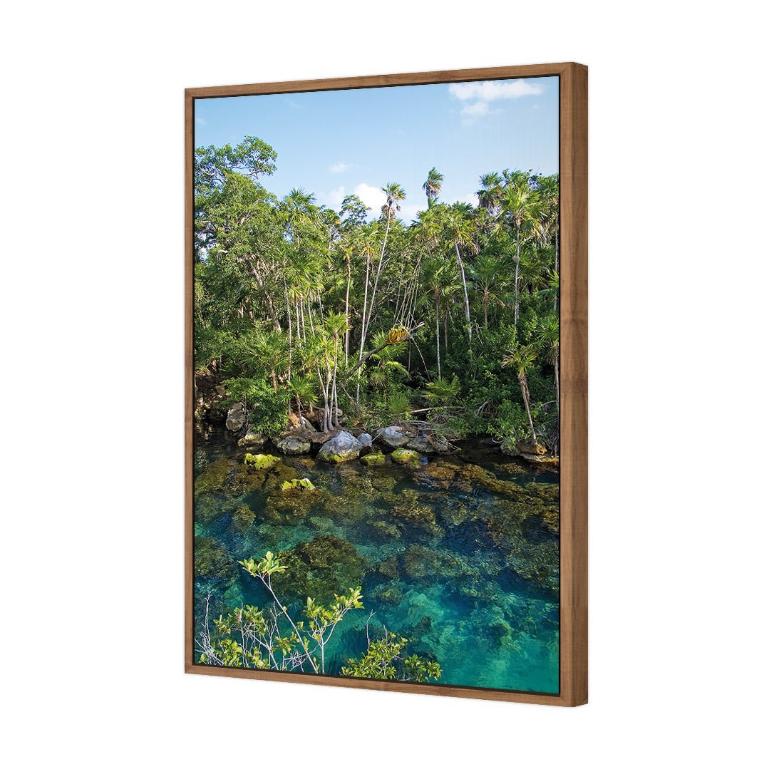 Rainforest Lake (rectangle) - Wall Art Designs - 1033_AR_V WAD_CP - MPY - 260 - M - S - S_45x30_S - 1550 - NAT