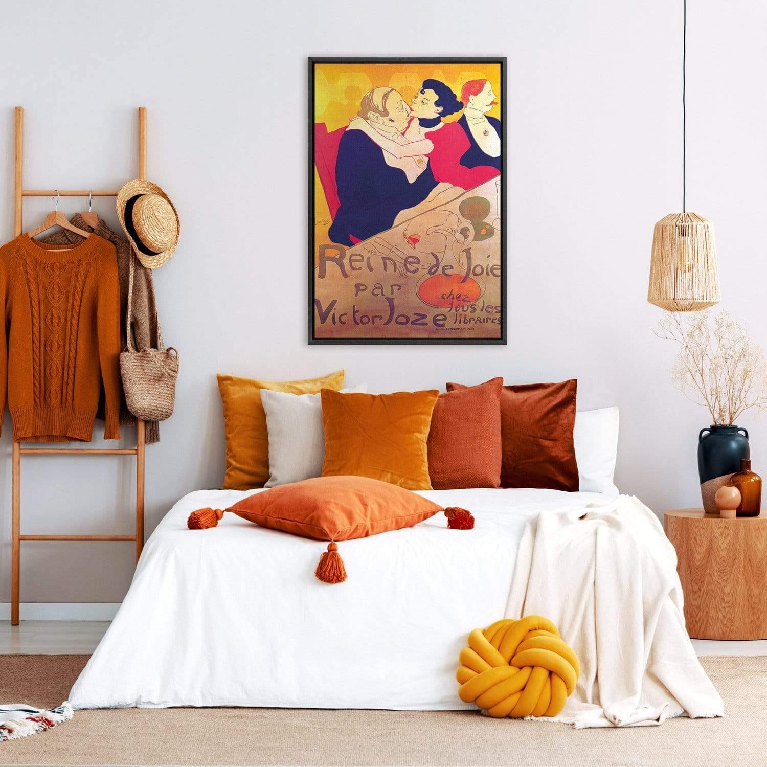 Reine de Joie By Toulouse - Lautrec - Wall Art Designs - 1013_AR_V WAD_CP - MPY - 260 - M - S - S_45x30_NONE