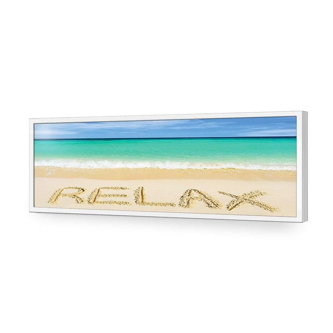 Relax on Beach (long) - Wall Art Designs - 668_AL_H WAD_AP - 030 - EDG_90x30_S - 2538 - WHT