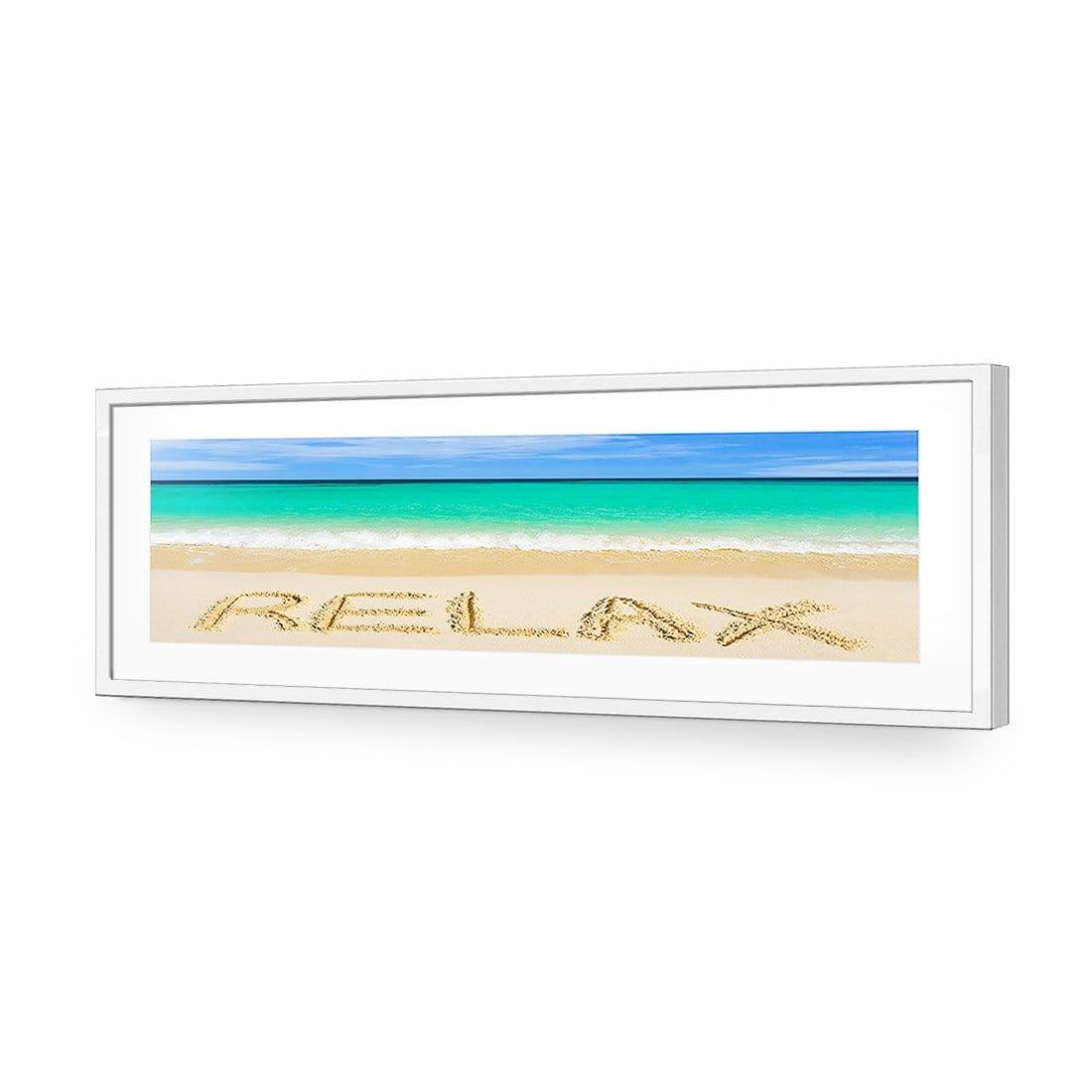 Relax on Beach (long) - Wall Art Designs - 668_AL_H WAD_AP - 030 - MAT_90x30_S - 2538 - WHT