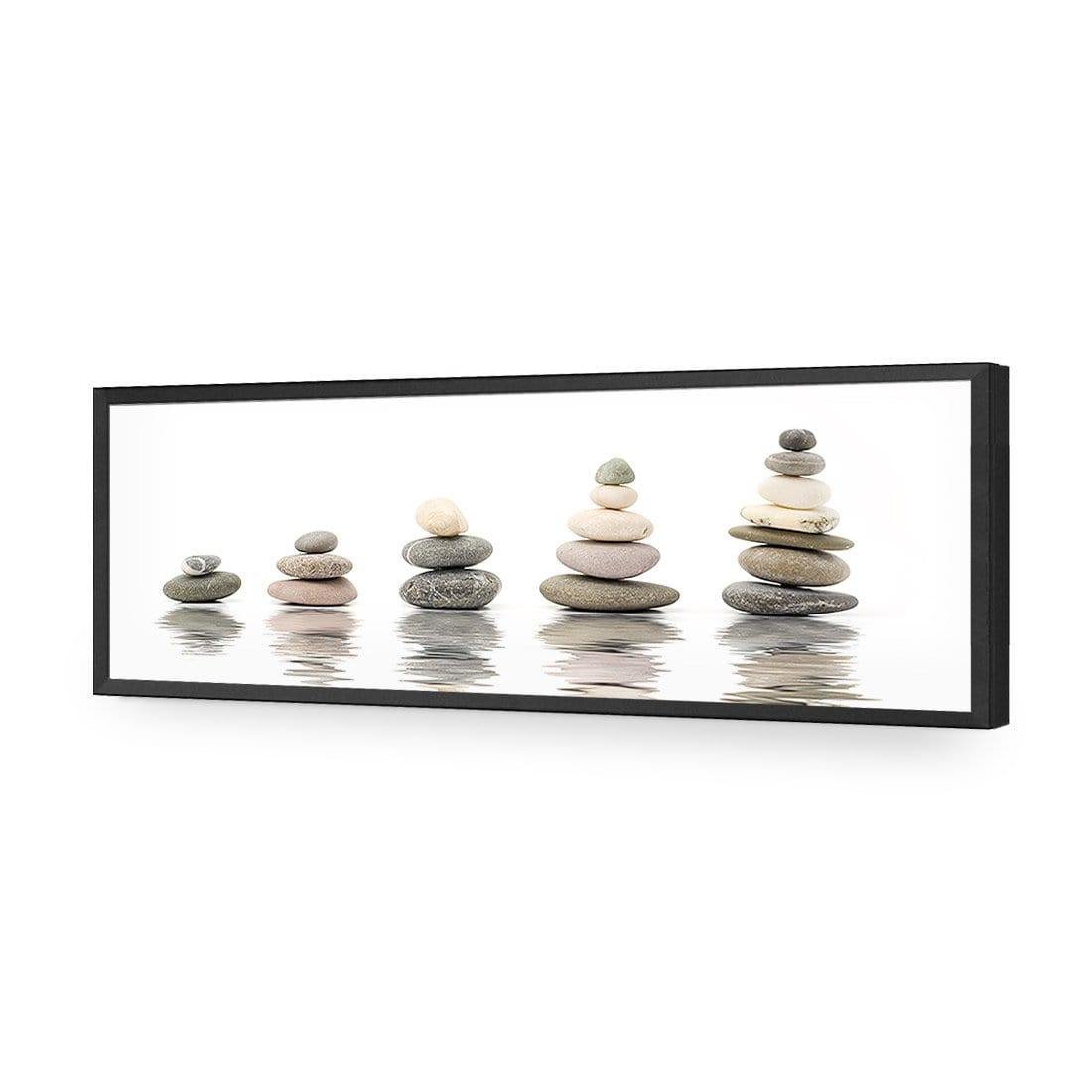 Rocky Reflections (Long) - Wall Art Designs - 3247_AL_H WAD_AP - 030 - EDG_90x30_S - 2538 - BLK