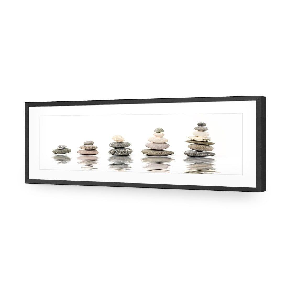 Rocky Reflections (Long) - Wall Art Designs - 3247_AL_H WAD_AP - 030 - MAT_90x30_S - 2538 - BLK