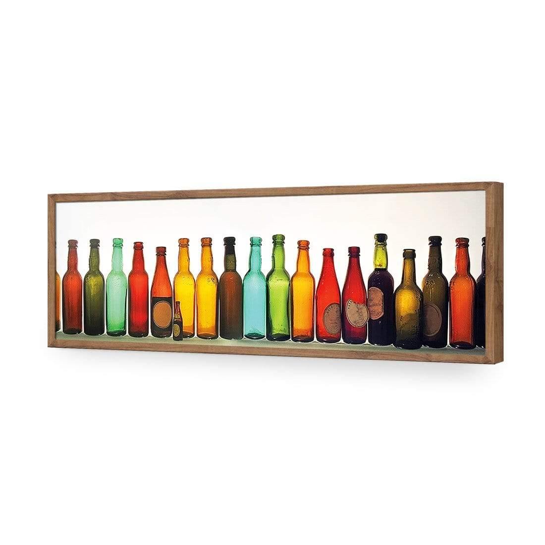 Row of Bottles, (Long) - Wall Art Designs - 875_AL_H WAD_AP - 030 - EDG_90x30_S - 2538 - NAT