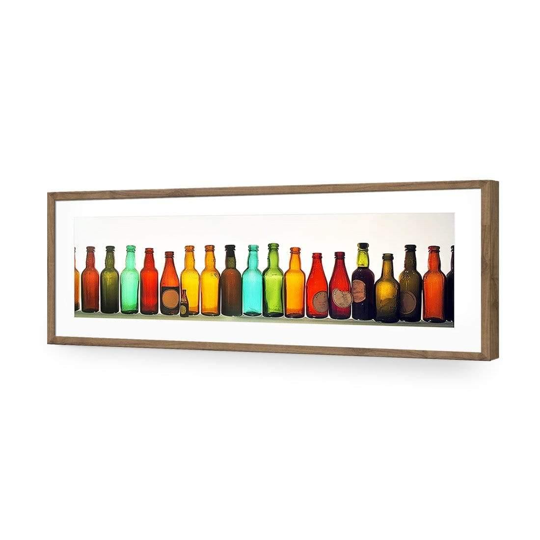 Row of Bottles, (Long) - Wall Art Designs - 875_AL_H WAD_AP - 030 - MAT_90x30_S - 2538 - NAT