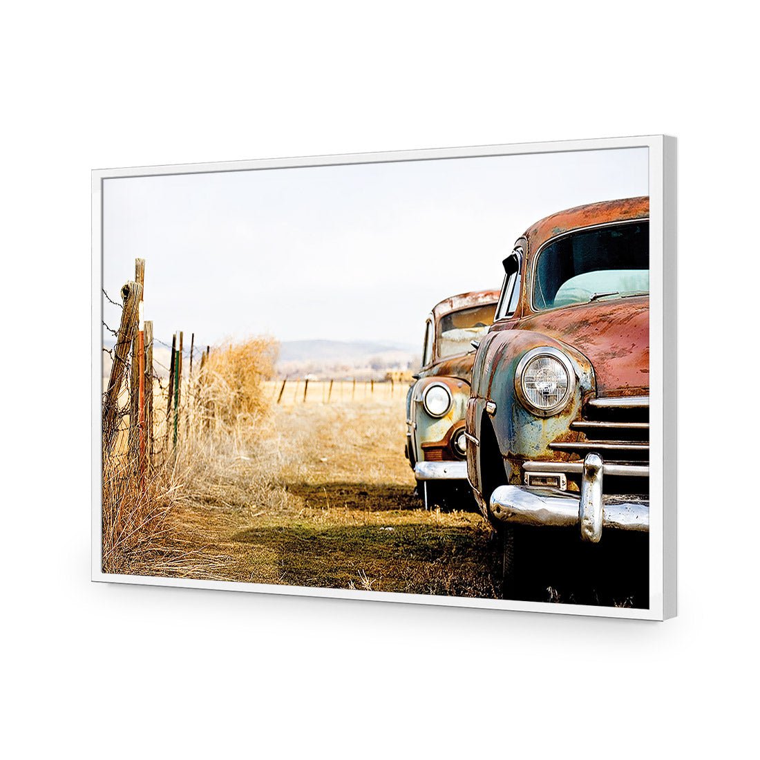 Rusty Cars - Wall Art Designs - 1205_AR_H WAD_AP - 030 - EDG_45x30_S - 2538 - WHT