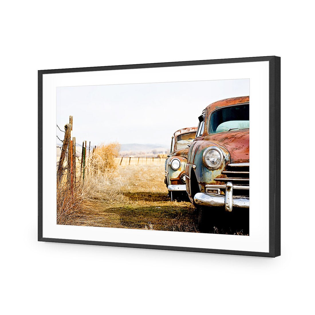 Rusty Cars - Wall Art Designs - 1205_AR_H WAD_AP - 030 - MAT_45x30_S - 2538 - BLK