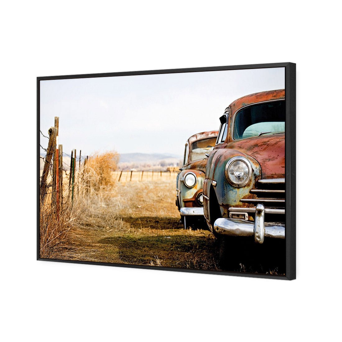 Rusty Cars - Wall Art Designs - 1205_AR_H WAD_CP - MPY - 260 - M - S - S_45x30_S - 1550 - BLK