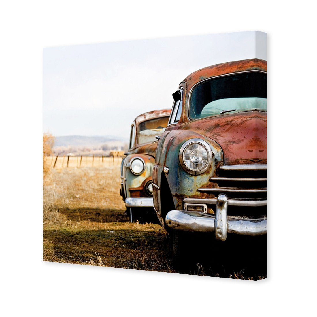 Rusty Cars (square) - Wall Art Designs - 1205_AS_Q WAD_CP - MPY - 260 - M - S - S_37x37_NONE