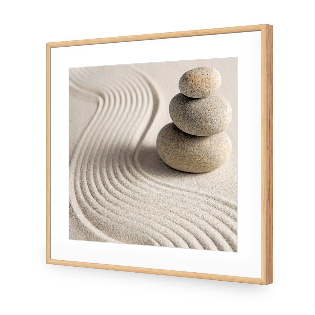 Sand Stone Tower (square) - Wall Art Designs - 1258_AS_Q WAD_AP - 030 - MAT_37x37_S - 2538 - OAK