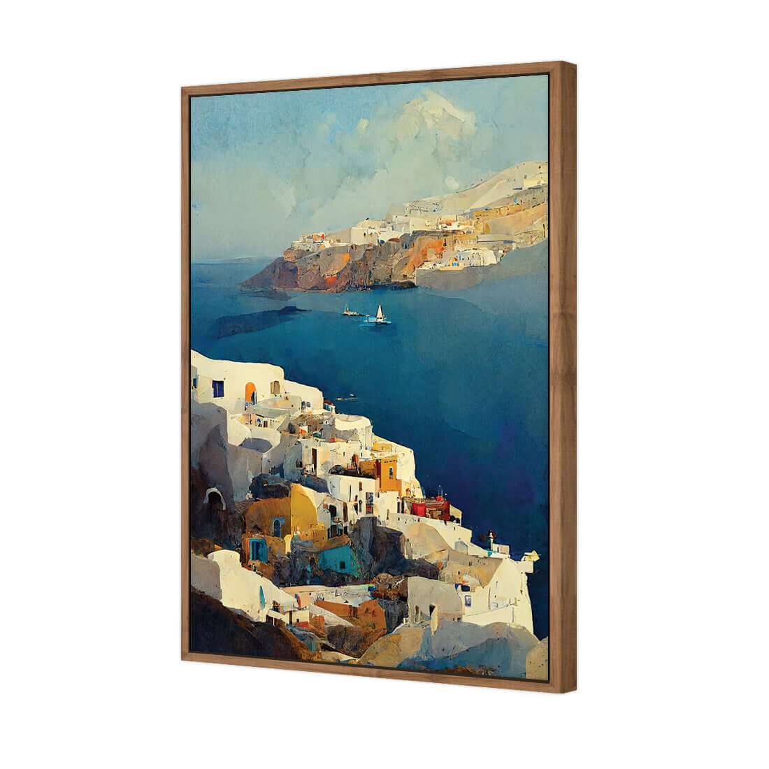 Santorini Coastline - Wall Art Designs - WH_1107_AR_V WAD_CP - MPY - 260 - M - S - S_45x30_S - 1550 - NAT