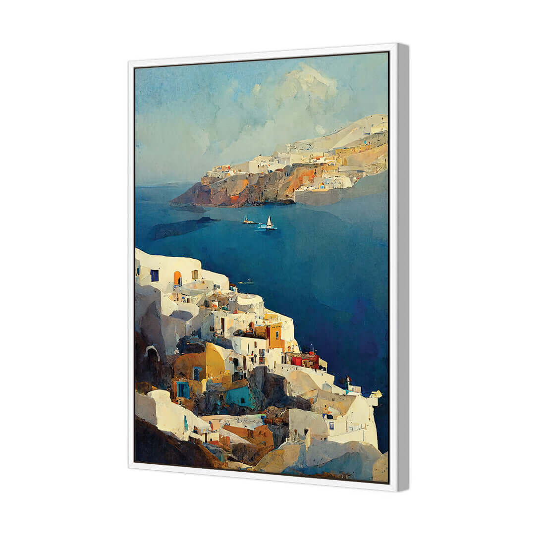 Santorini Coastline - Wall Art Designs - WH_1107_AR_V WAD_CP - MPY - 260 - M - S - S_45x30_S - 1550 - WHT