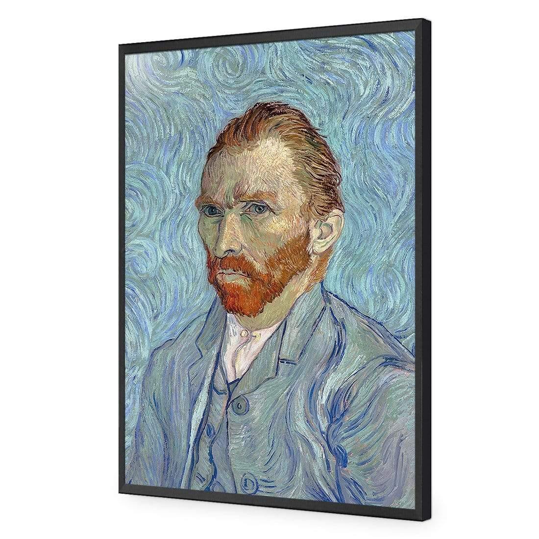 Self Portrait in Blue by Vincent van Gogh - Wall Art Designs - 3825_AR_V WAD_AP - 030 - EDG_45x30_S - 2538 - BLK