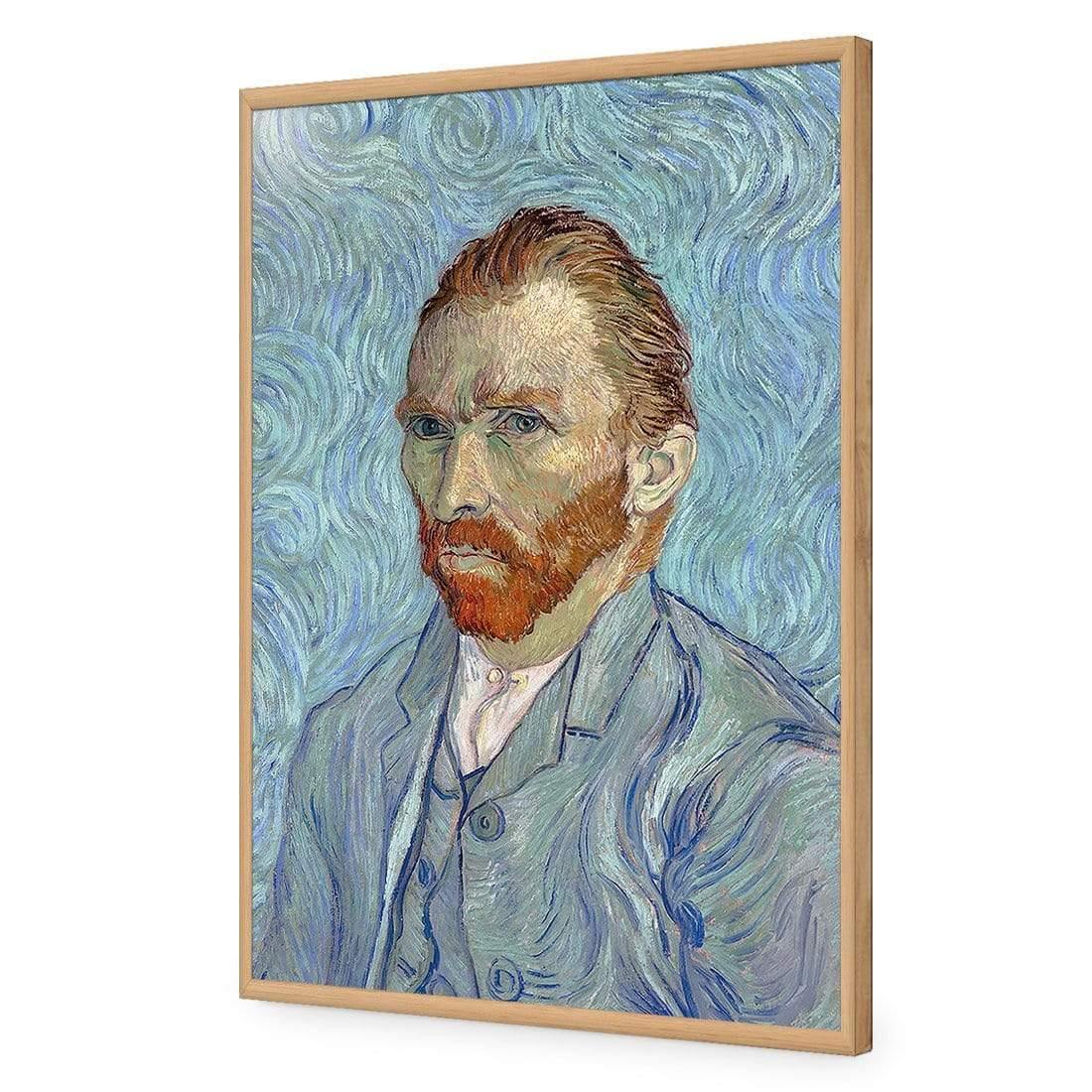 Self Portrait in Blue by Vincent van Gogh - Wall Art Designs - 3825_AR_V WAD_AP - 030 - EDG_45x30_S - 2538 - OAK