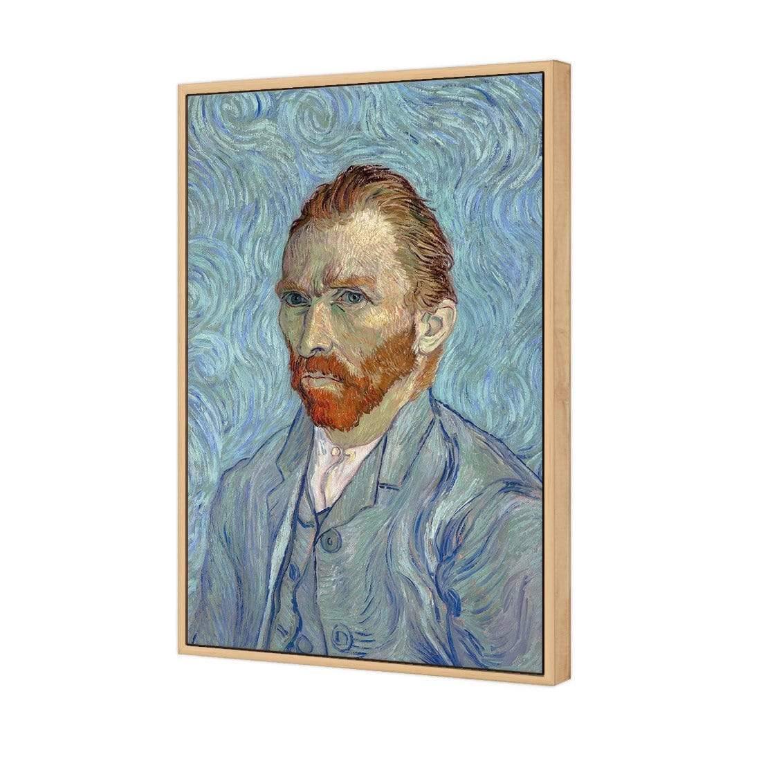 Self Portrait in Blue by Vincent van Gogh - Wall Art Designs - 3825_AR_V WAD_CP - MPY - 260 - M - S - S_45x30_S - 1550 - OAK