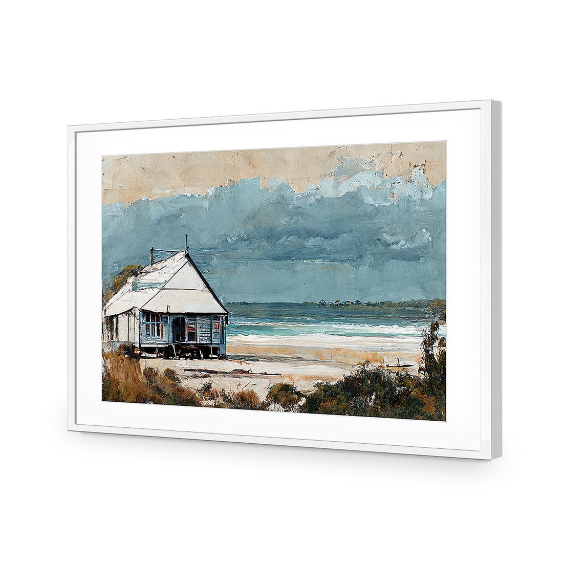 Shack at the Beach - Wall Art Designs - WH_1005_AR_H WAD_AP - 030 - MAT_45x30_S - 2538 - WHT