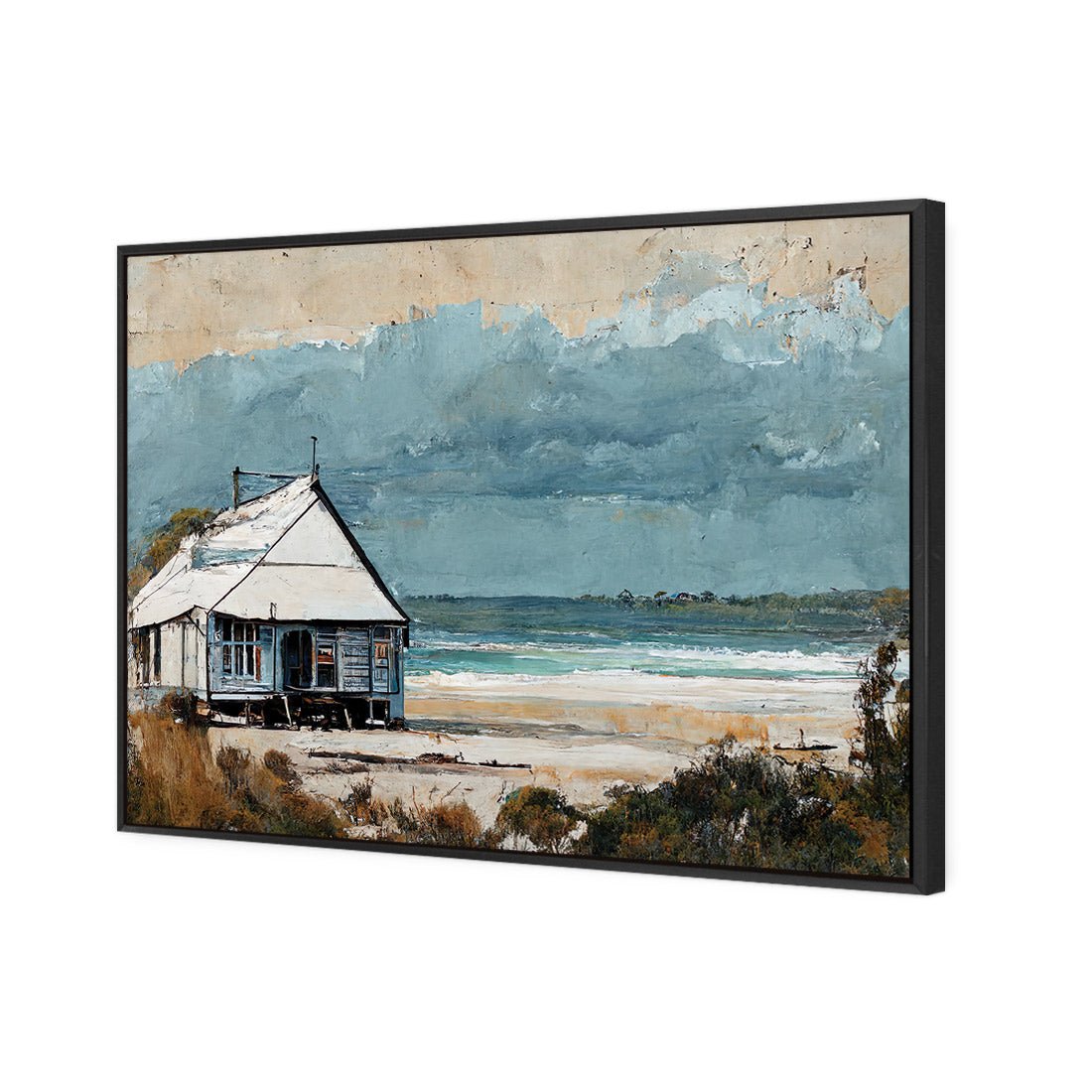 Shack at the Beach - Wall Art Designs - WH_1005_AR_H WAD_CP - MPY - 260 - M - S - S_45x30_S - 1550 - BLK