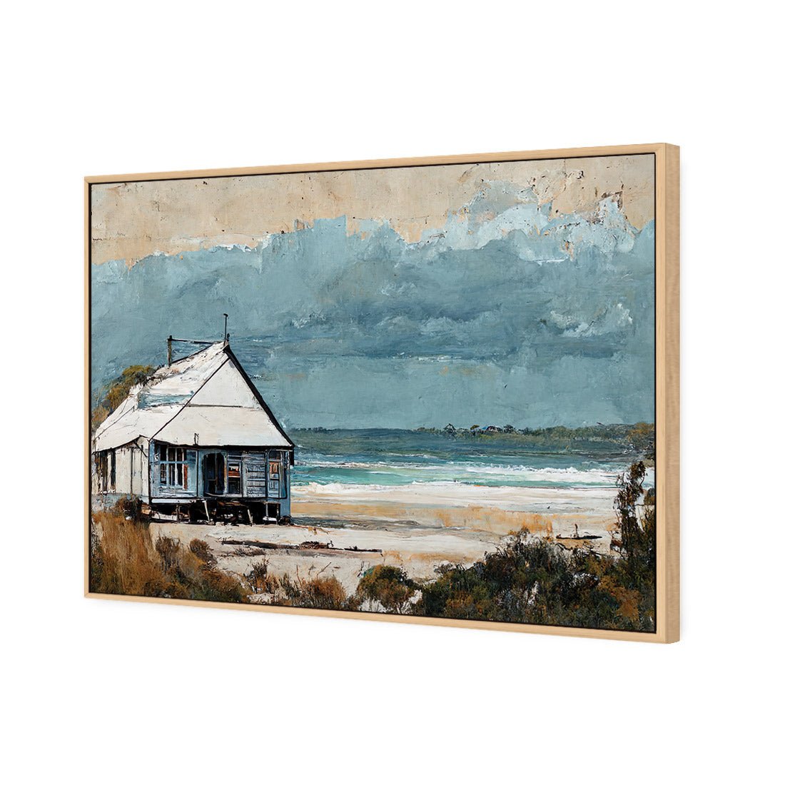 Shack at the Beach - Wall Art Designs - WH_1005_AR_H WAD_CP - MPY - 260 - M - S - S_45x30_S - 1550 - OAK