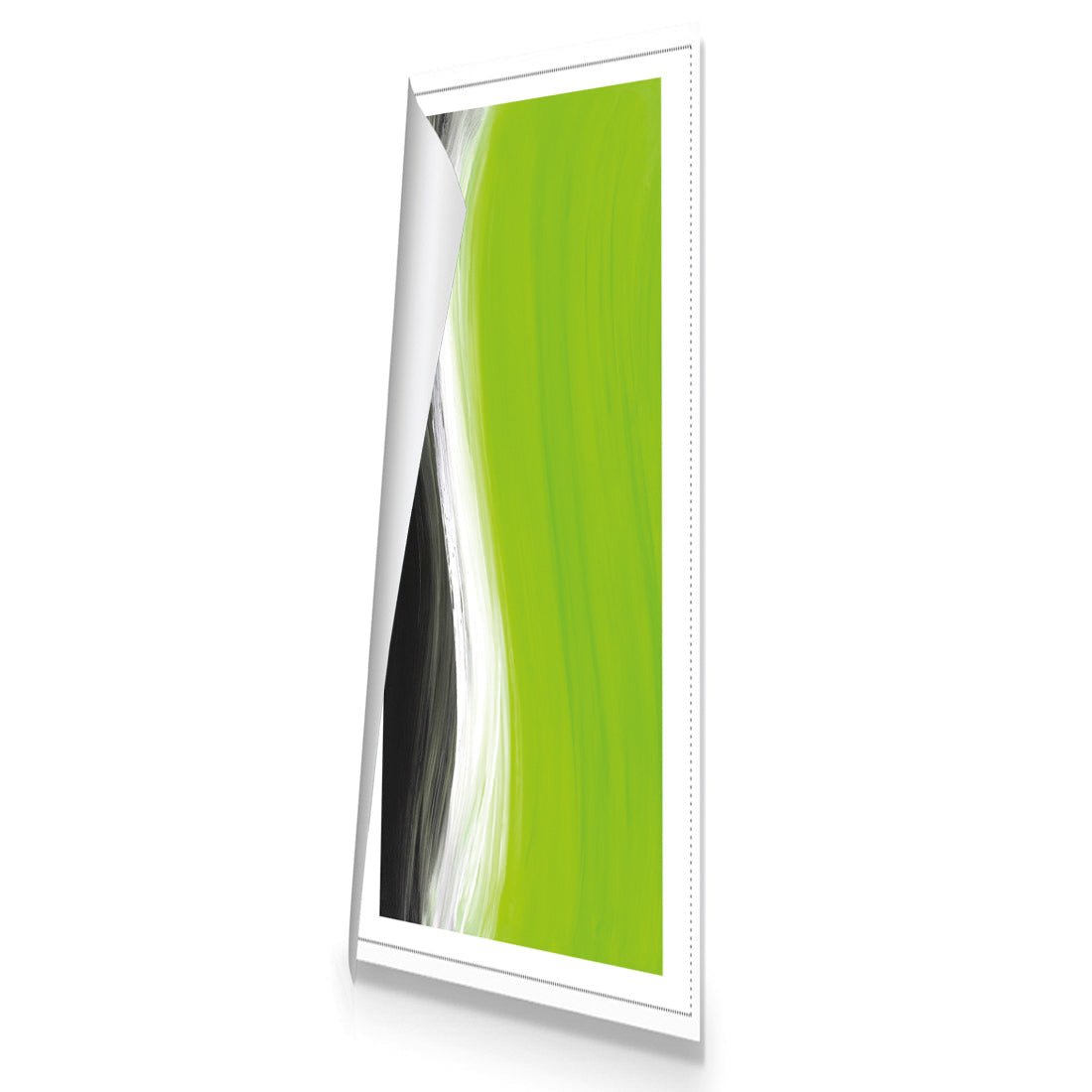 Shapely, Lime (Long Vertical) - Wall Art Designs - 1761_DL_V WAD_CP - MPY - 260 - M - R_60x20_NONE