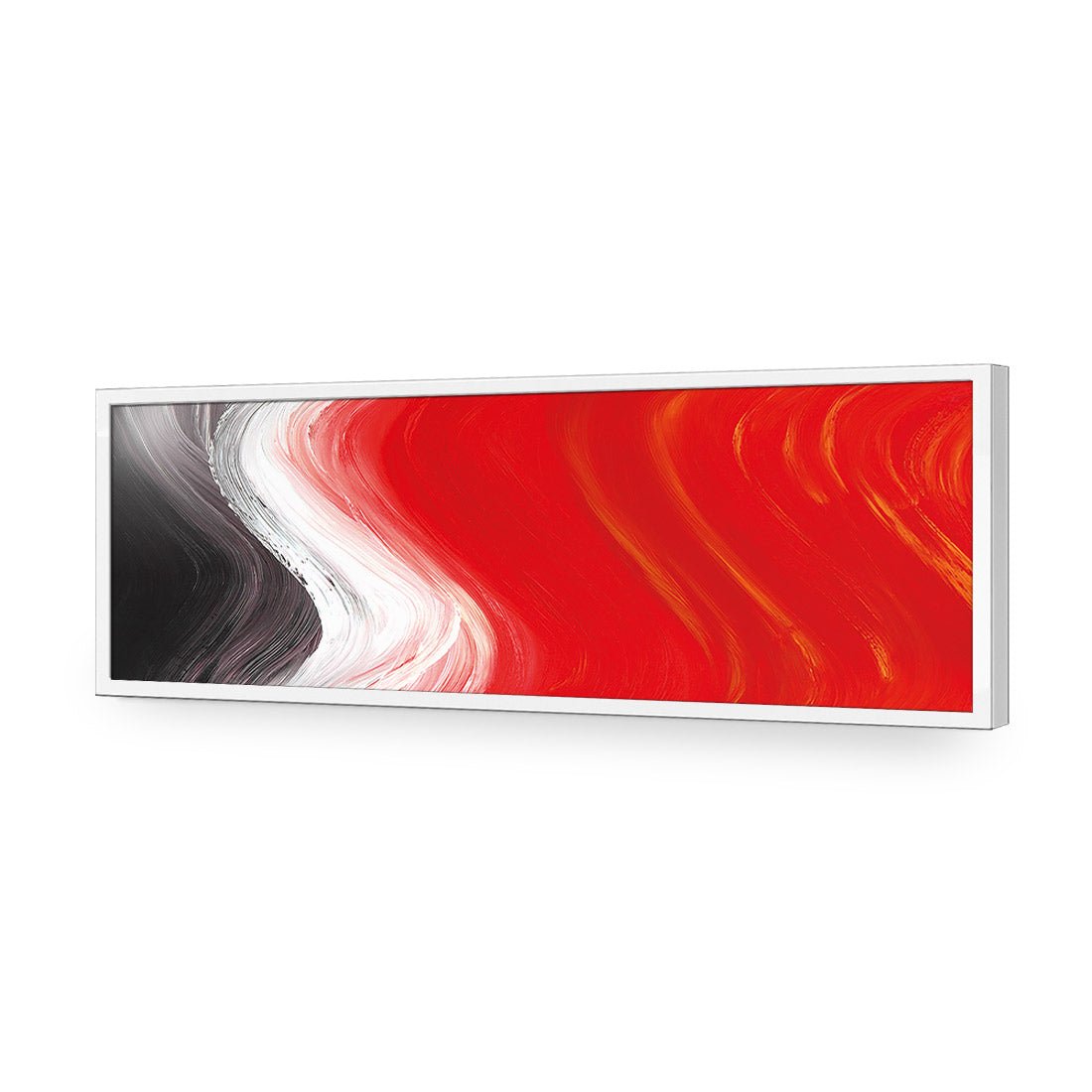 Shapely, Red (Long Horizontal) - Wall Art Designs - 1761_HL_H WAD_CP - MPY - 260 - M - S - S_60x20_NONE