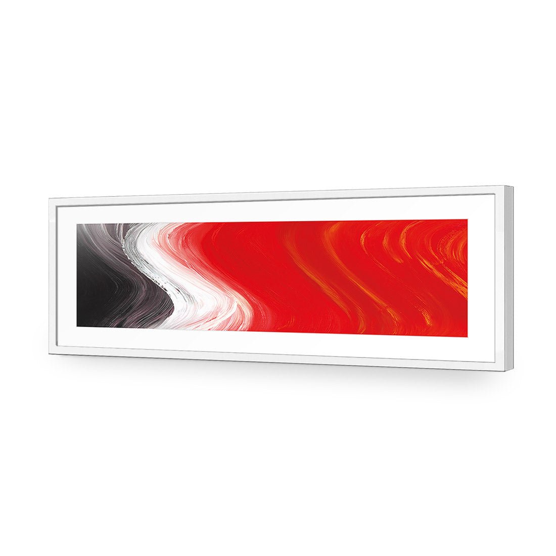 Shapely, Red (Long Horizontal) - Wall Art Designs - 1761_HL_H WAD_CP - MPY - 260 - M - S - S_60x20_NONE