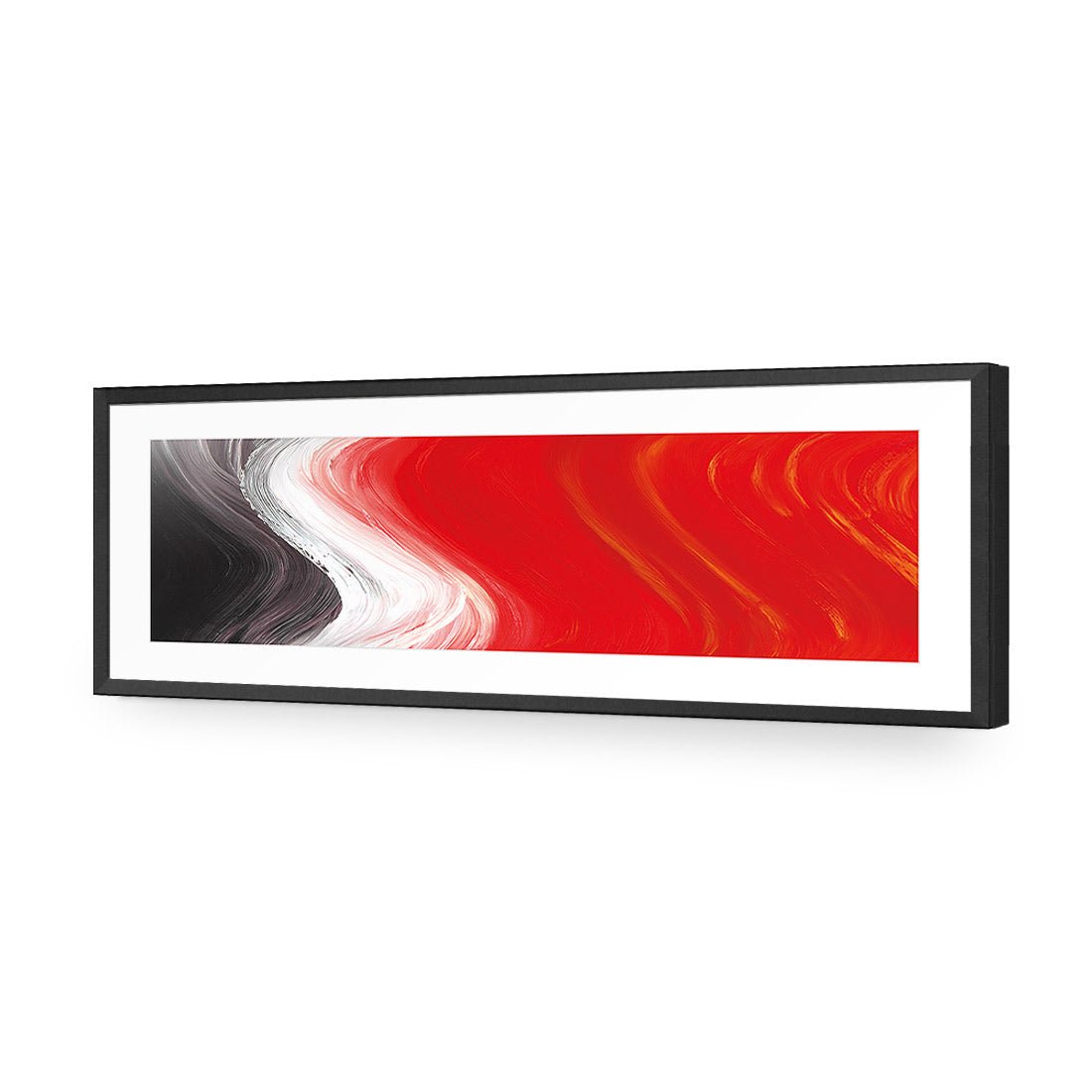 Shapely, Red (Long Horizontal) - Wall Art Designs - 1761_HL_H WAD_CP - MPY - 260 - M - S - S_60x20_NONE