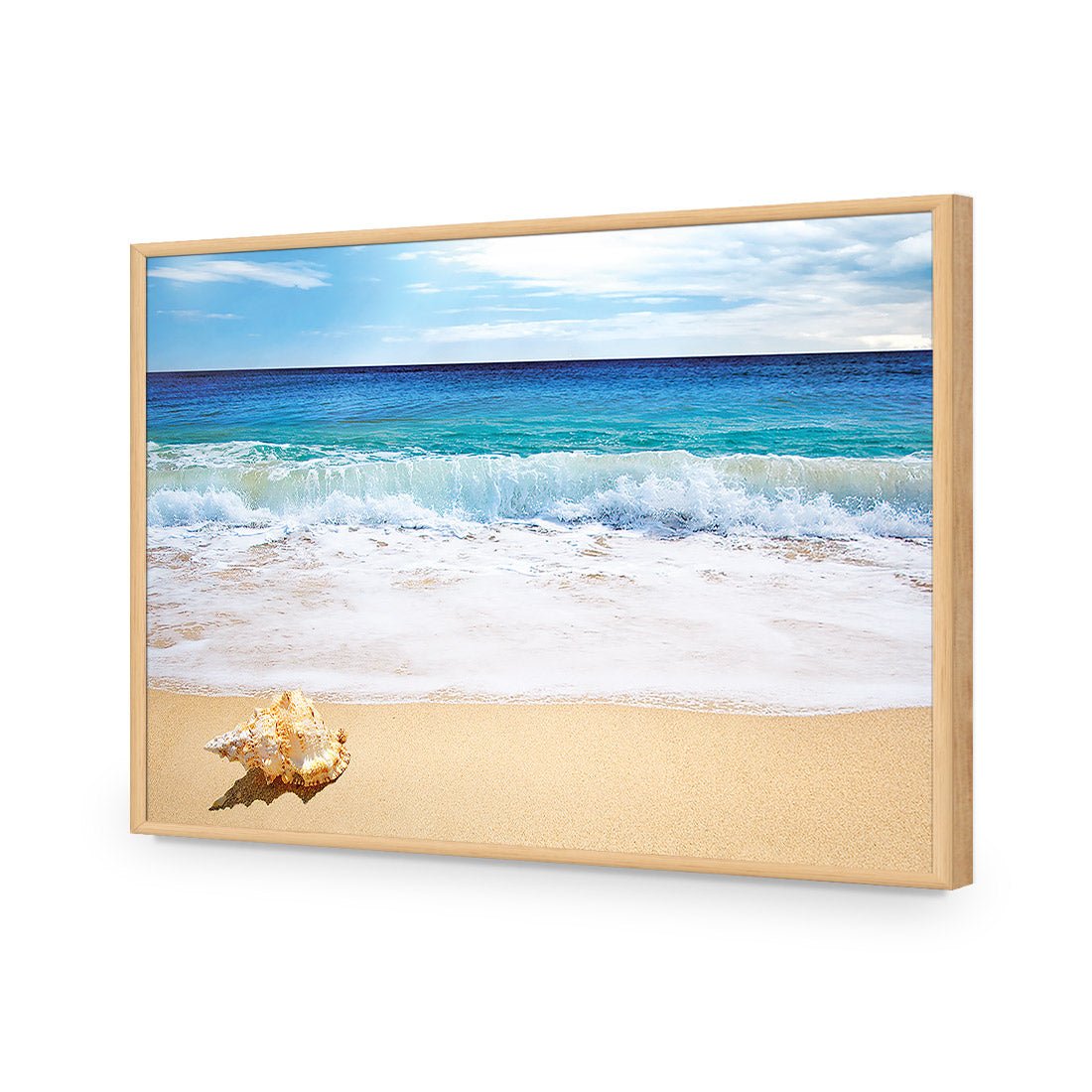 Shell on Beach - Wall Art Designs - 1193_AR_H WAD_AP - 030 - EDG_45x30_S - 2538 - OAK