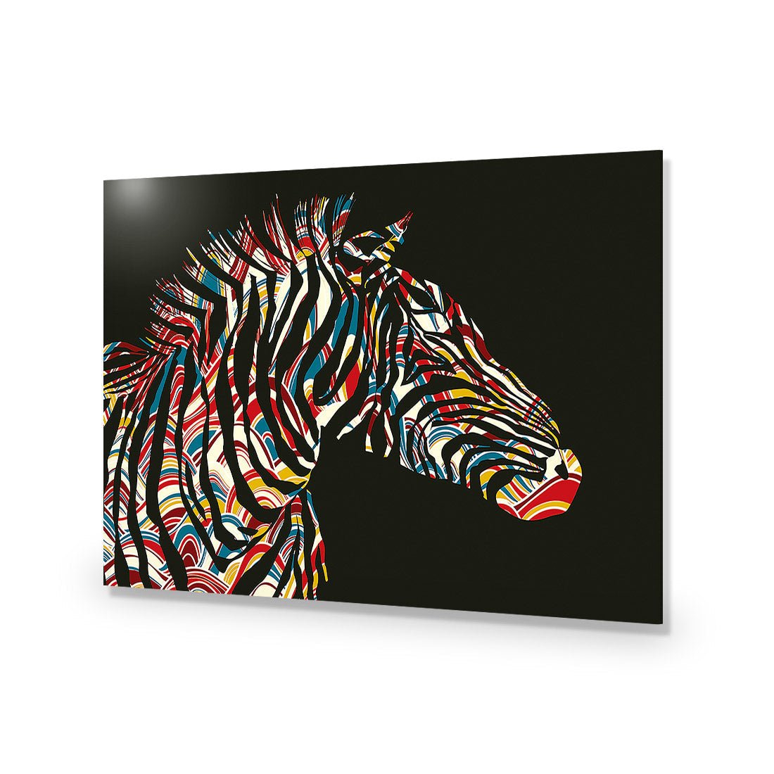 Silhouette Zebra - Wall Art Designs - 1856_AR_H WAD_AP - 030 - EDG_45x30_NONE