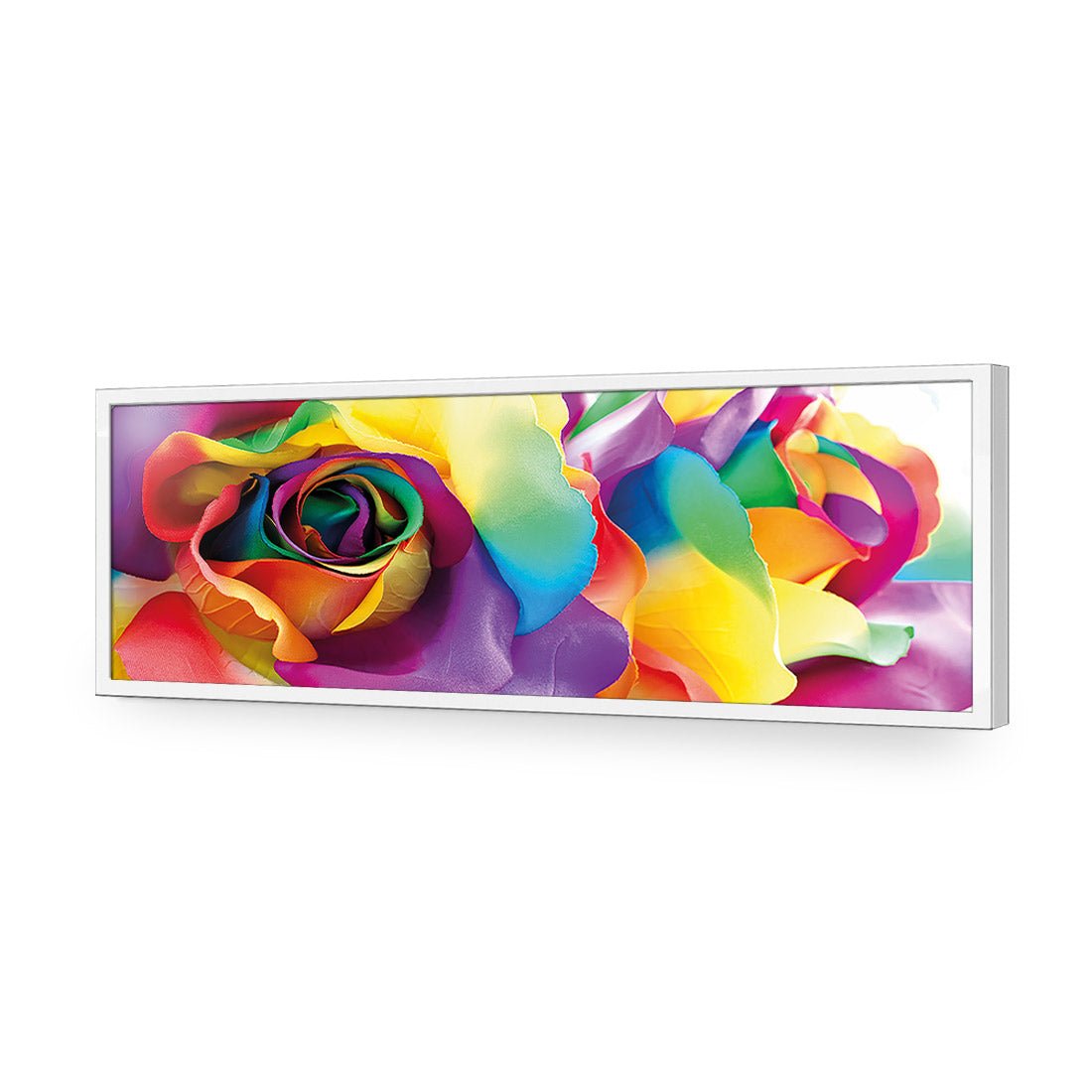 Silk Roses (long) - Wall Art Designs - 2195_AL_H WAD_AP - 030 - EDG_90x30_S - 2538 - WHT