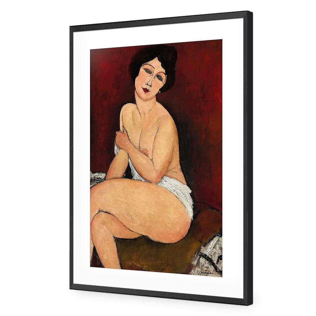 Sitting Nude By Modigliani - Wall Art Designs - 3397_AR_V WAD_AP - 030 - MAT_45x30_S - 2538 - BLK