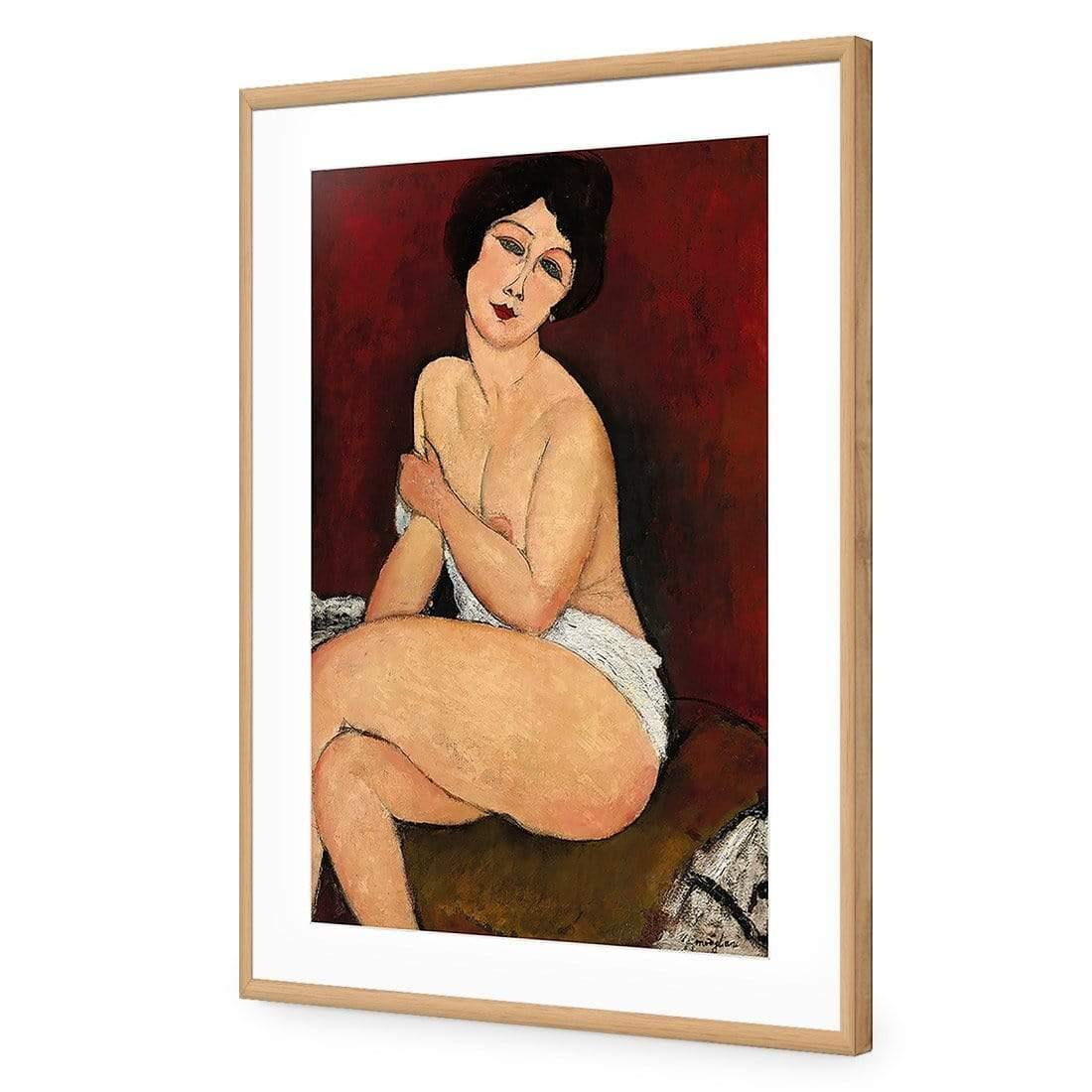 Sitting Nude By Modigliani - Wall Art Designs - 3397_AR_V WAD_AP - 030 - MAT_45x30_S - 2538 - OAK