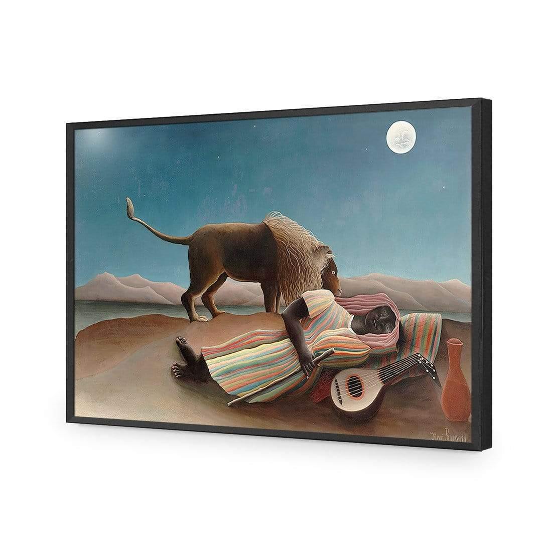 Sleeping Gypsy By Rousseau - Wall Art Designs - 1048_AR_H WAD_AP - 030 - EDG_45x30_S - 2538 - BLK