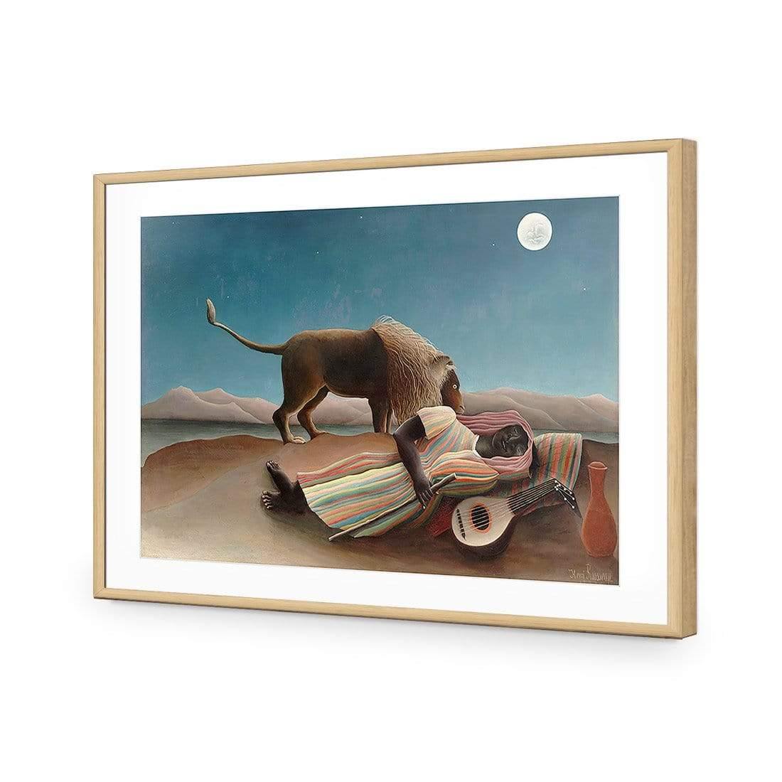 Sleeping Gypsy By Rousseau - Wall Art Designs - 1048_AR_H WAD_AP - 030 - MAT_45x30_S - 2538 - OAK