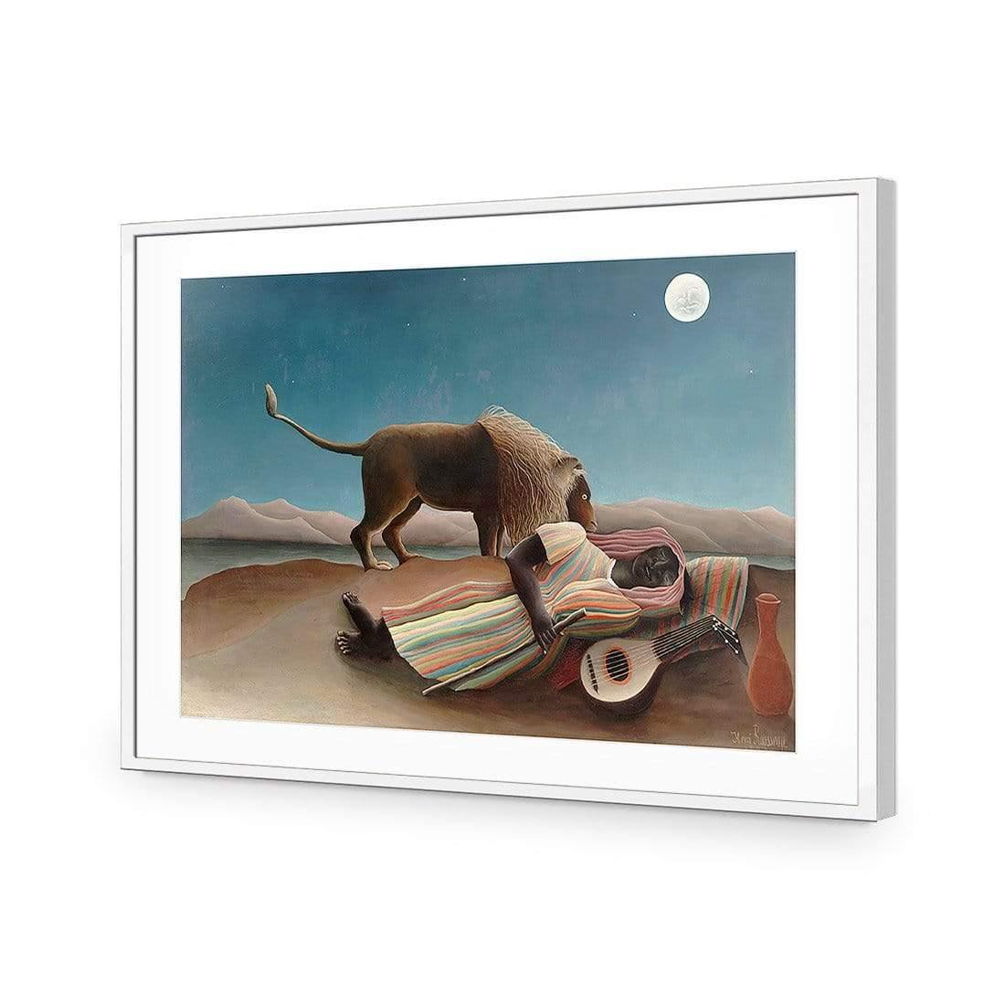 Sleeping Gypsy By Rousseau - Wall Art Designs - 1048_AR_H WAD_AP - 030 - MAT_45x30_S - 2538 - WHT