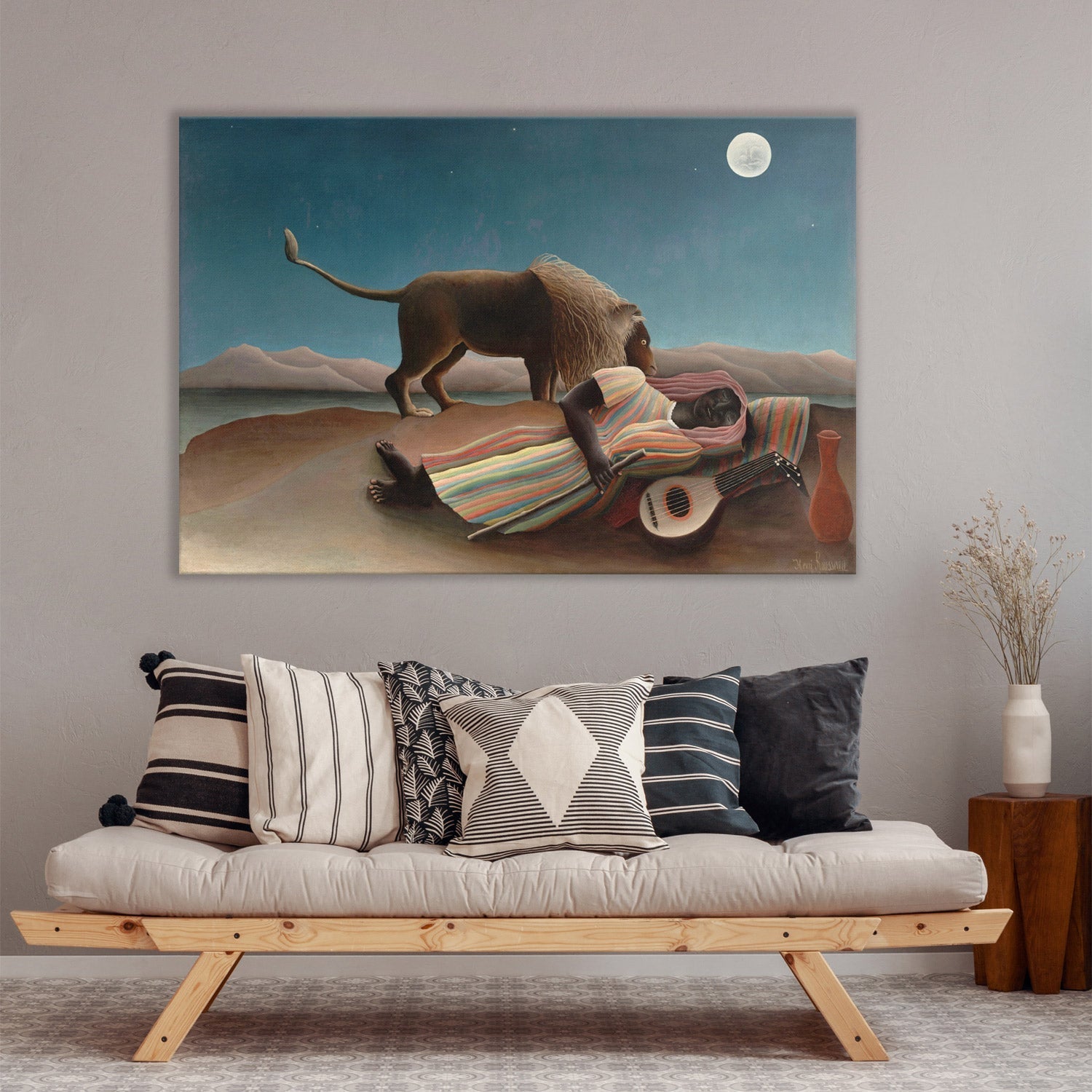 Sleeping Gypsy By Rousseau - Wall Art Designs - 1048_AR_H WAD_CP - MPY - 260 - M - S - S_45x30_NONE