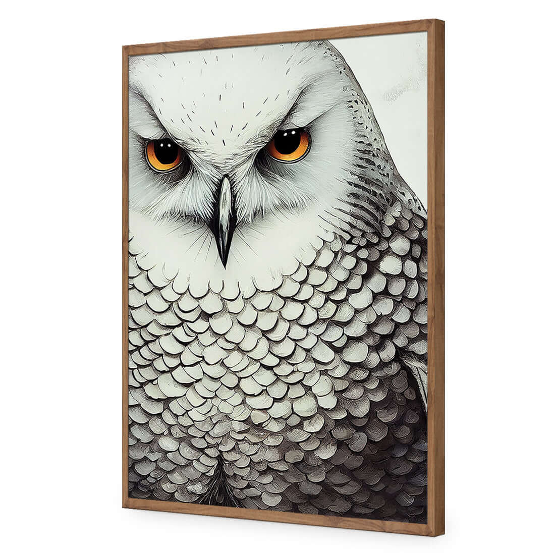 Snow Owl - Wall Art Designs - WH_1110_AR_V WAD_AP - 030 - EDG_45x30_S - 2538 - NAT