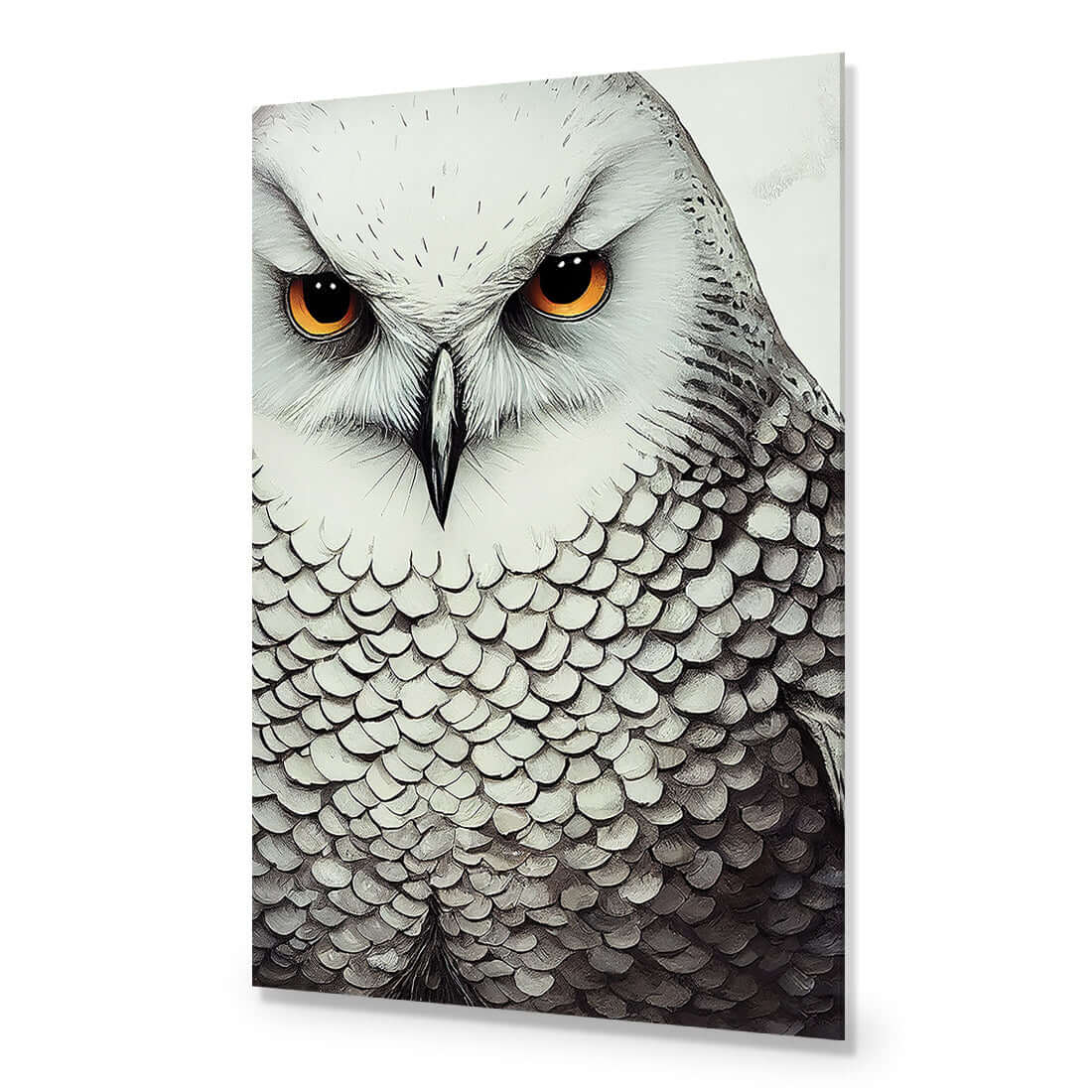 Snow Owl - Wall Art Designs - WH_1110_AR_V WAD_AP - 030 - EDG_45x30_NONE