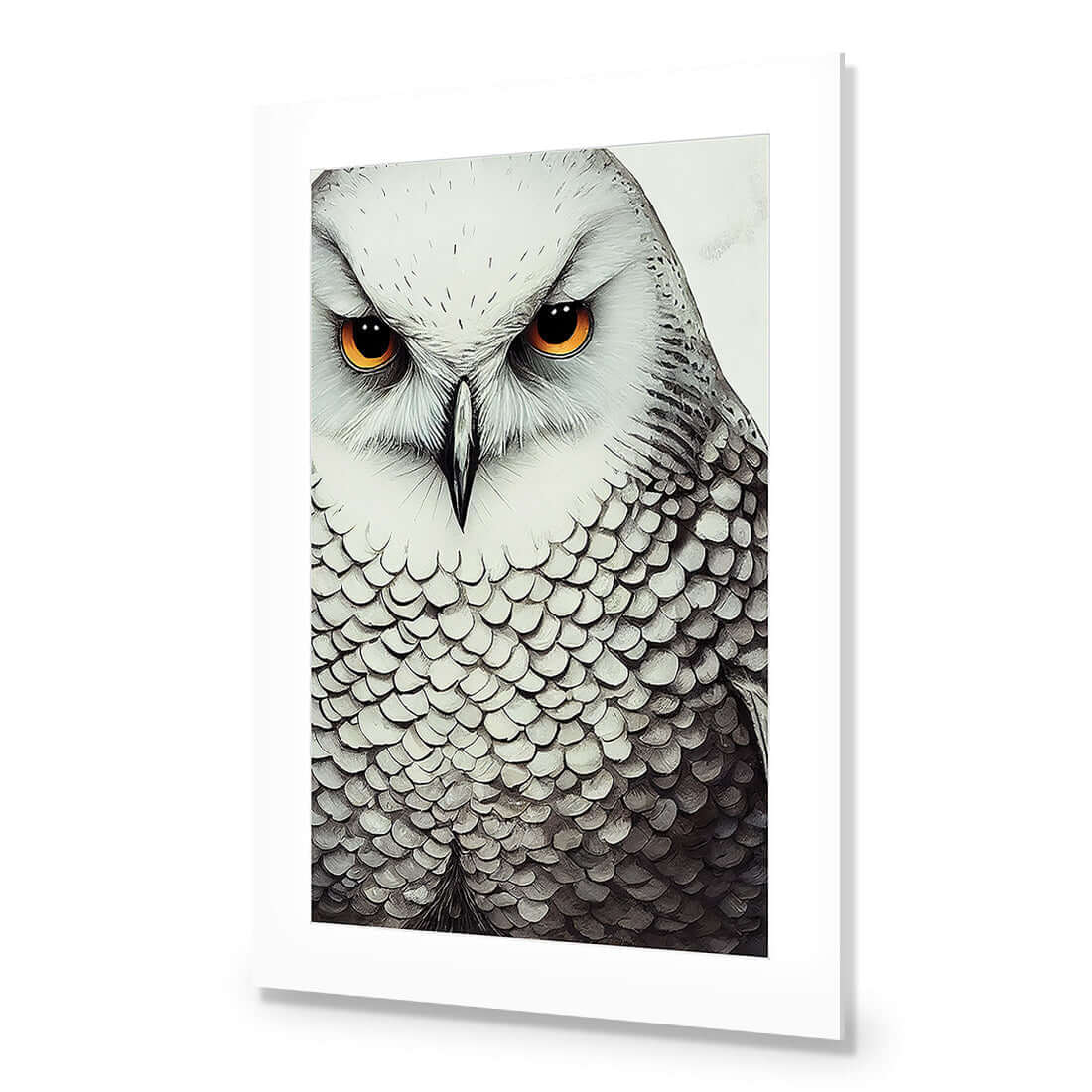 Snow Owl - Wall Art Designs - WH_1110_AR_V WAD_AP - 030 - MAT_45x30_NONE