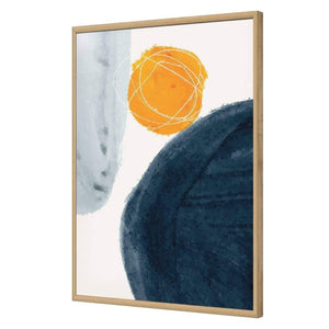 Spot The Orange I | Classic Acrylic | Flat Frame No Border | Oak