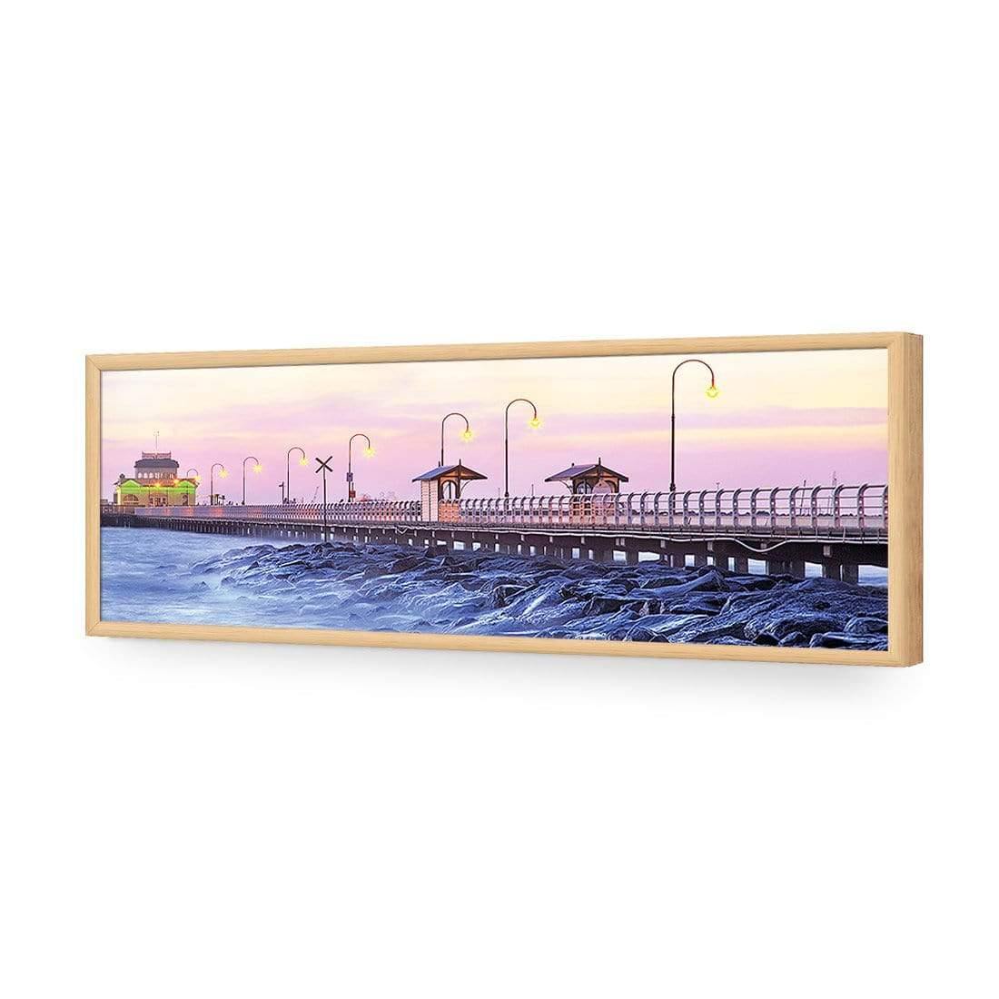 St Kilda Pier Sunset (Long) - Wall Art Designs - 1238_AL_H WAD_AP - 030 - EDG_90x30_S - 2538 - OAK