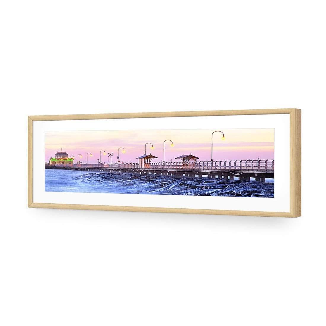 St Kilda Pier Sunset (Long) - Wall Art Designs - 1238_AL_H WAD_AP - 030 - MAT_90x30_S - 2538 - OAK