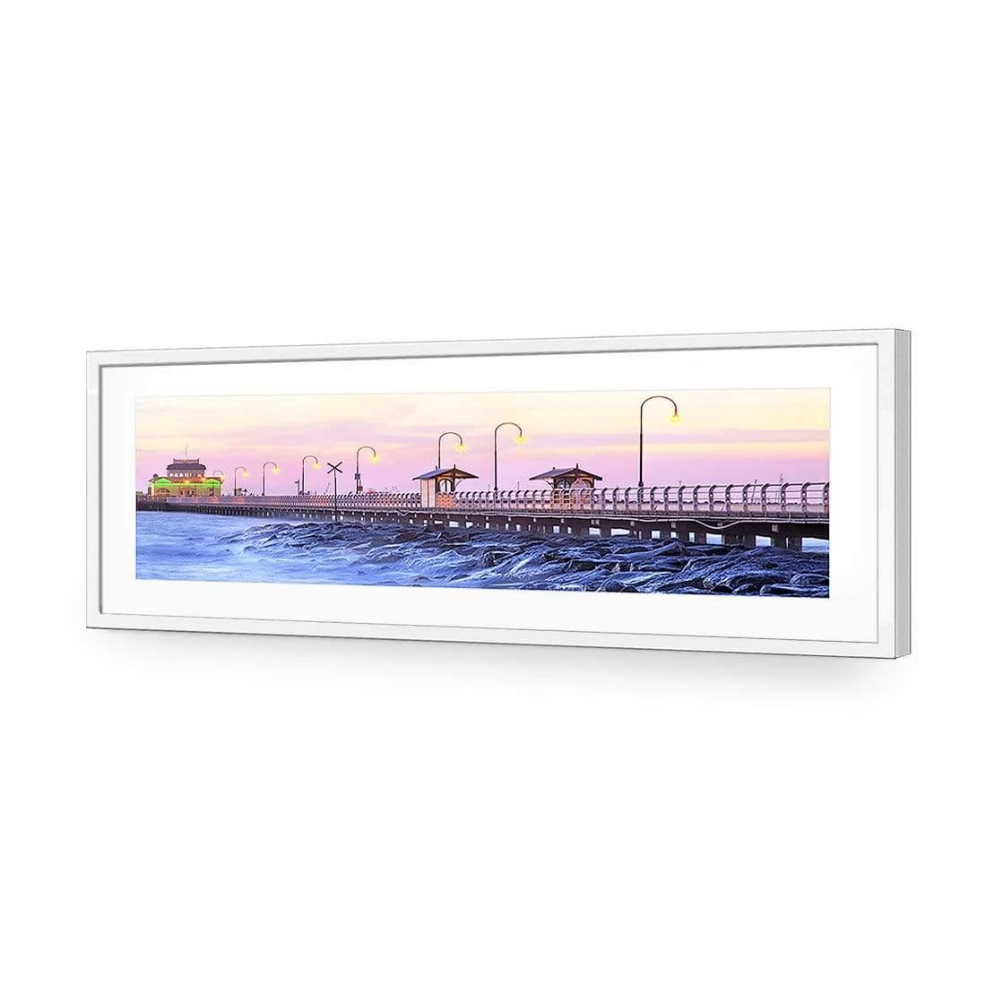 St Kilda Pier Sunset (Long) - Wall Art Designs - 1238_AL_H WAD_AP - 030 - MAT_90x30_S - 2538 - WHT