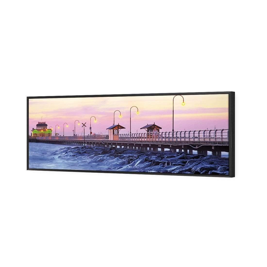 St Kilda Pier Sunset (Long) - Wall Art Designs - 1238_AL_H WAD_CP - MPY - 260 - M - S - S_60x20_S - 1550 - BLK