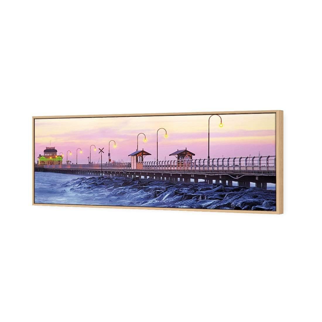 St Kilda Pier Sunset (Long) - Wall Art Designs - 1238_AL_H WAD_CP - MPY - 260 - M - S - S_60x20_S - 1550 - OAK