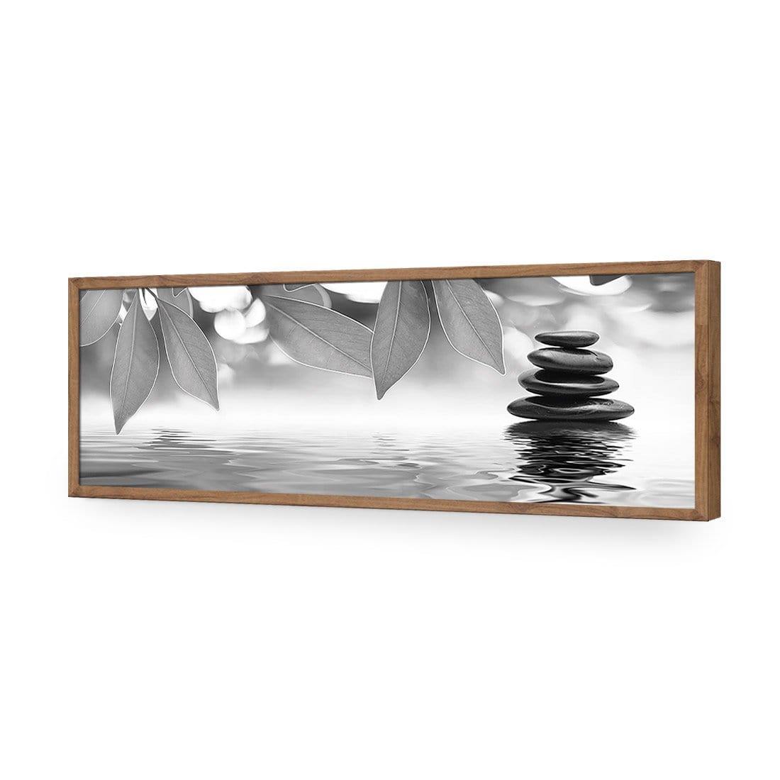 Stack of Stones Black and White (Long) - Wall Art Designs - 422_BL_H WAD_AP - 030 - EDG_90x30_S - 2538 - NAT