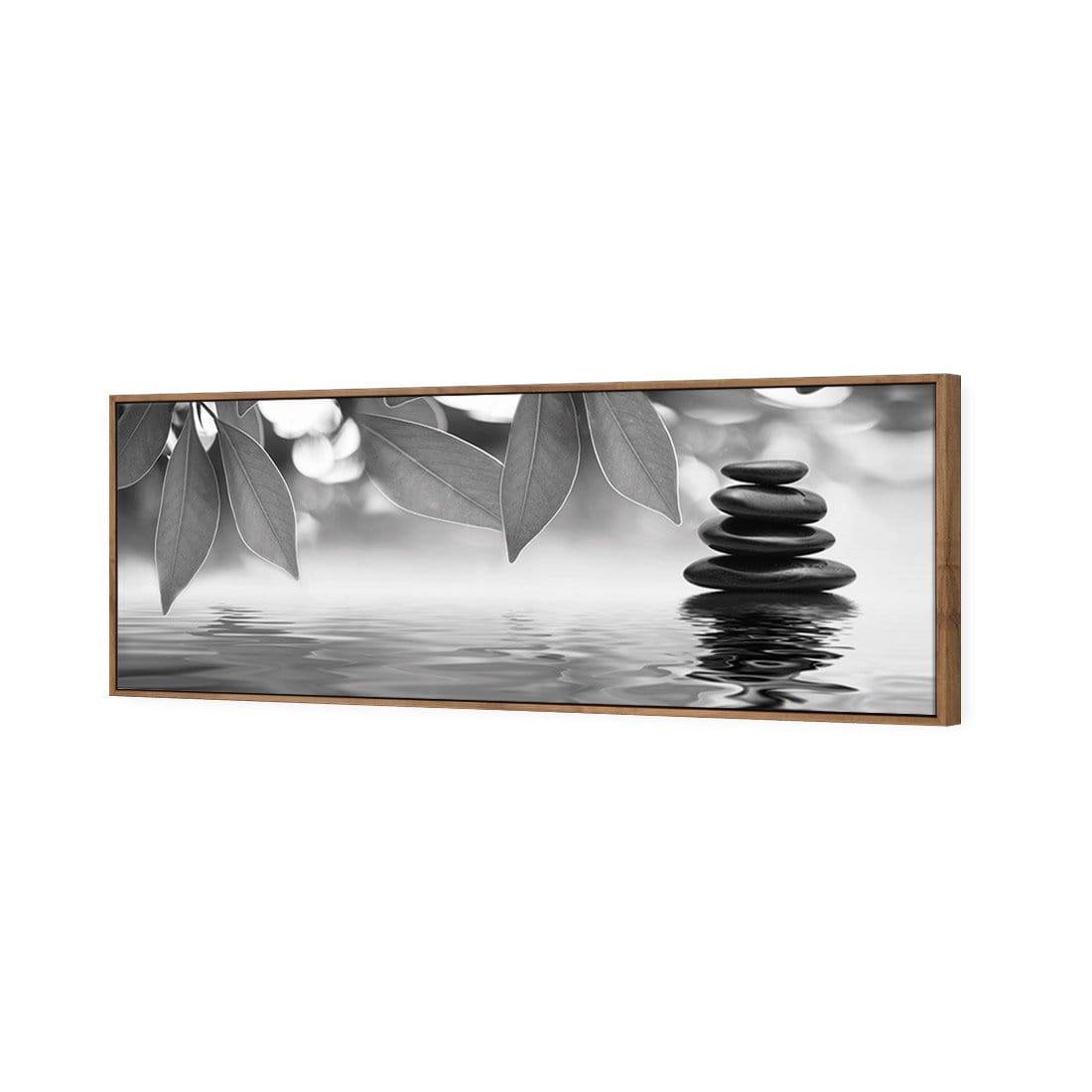 Stack of Stones Black and White (Long) - Wall Art Designs - 422_BL_H WAD_CP - MPY - 260 - M - S - S_60x20_S - 1550 - NAT