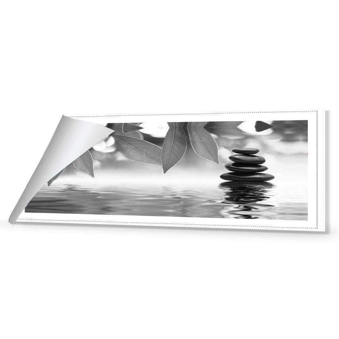 Stack of Stones Black and White (Long) - Wall Art Designs - 422_BL_H WAD_CP - MPY - 260 - M - R_60x20_NONE