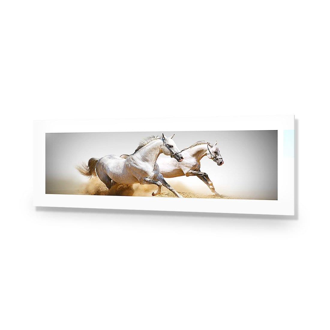 Stallions in the Dust (long) - Wall Art Designs - 461_AL_H WAD_AP - 030 - MAT_90x30_NONE