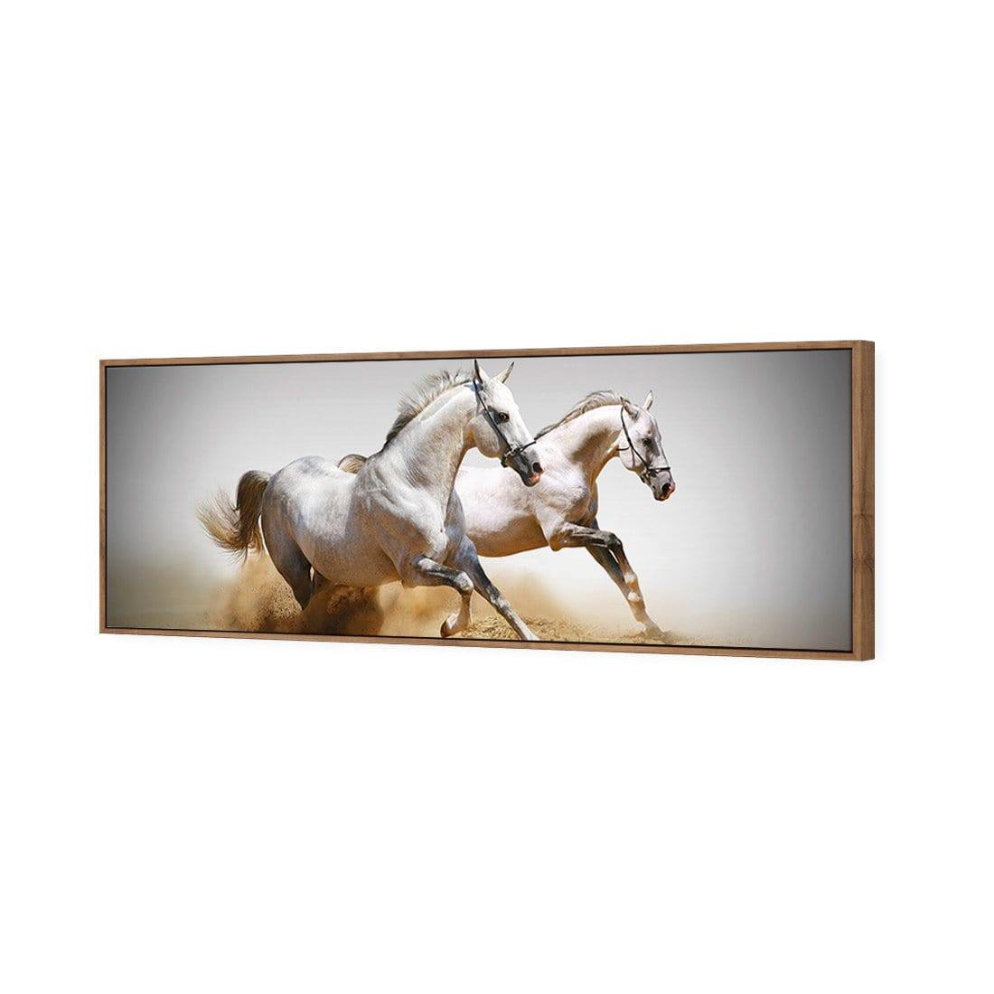 Stallions in the Dust (long) - Wall Art Designs - 461_AL_H WAD_CP - MPY - 260 - M - S - S_60x20_S - 1550 - NAT