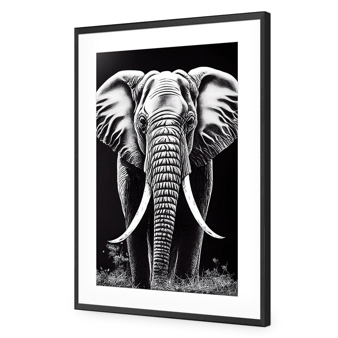 Standing Tall - Wall Art Designs - WH_1092_AR_V WAD_AP - 030 - MAT_45x30_S - 2538 - BLK