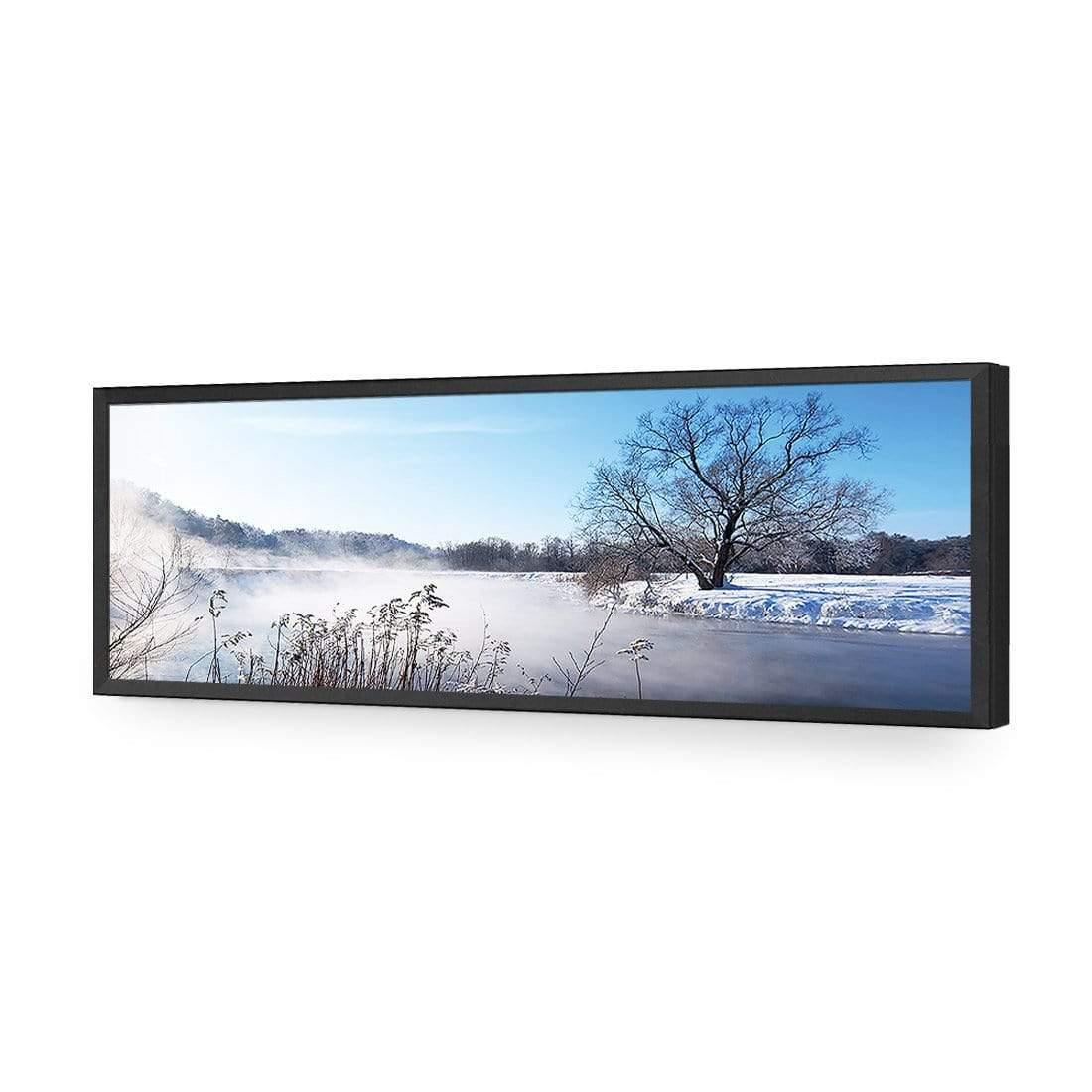 Steamy Lake (Long) - Wall Art Designs - 1221_AL_H WAD_AP - 030 - EDG_90x30_S - 2538 - BLK